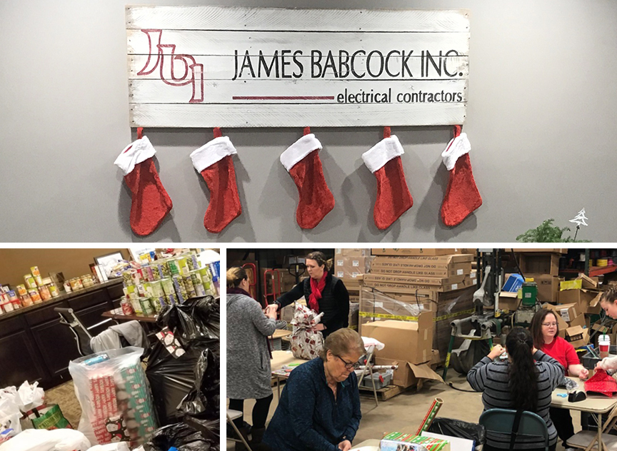 James-Babcock-Electric-Holidays Babcock Electric and Santa's Elves of Indy